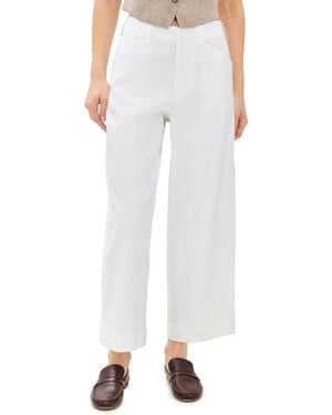 Rag & Bone Banks Linen Pants - White