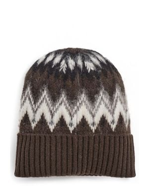 FAVORITE DAUGHTER The Fair Isle Beanie - Black