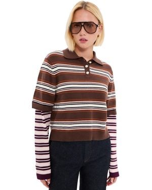 Le Bos Wesley Polo Pullover - Multicolor