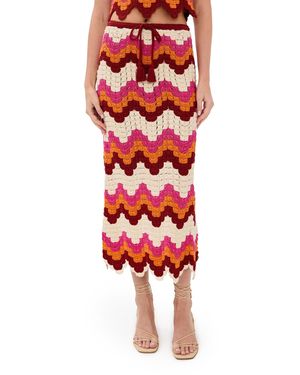 Escvdo Suspiro Skirt - Red