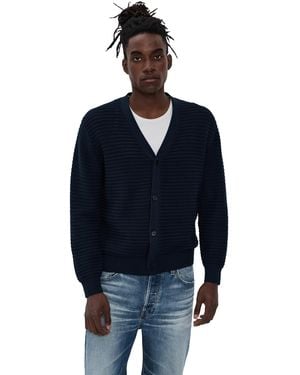 Madewell Cotton Stitch Cardi - Blue