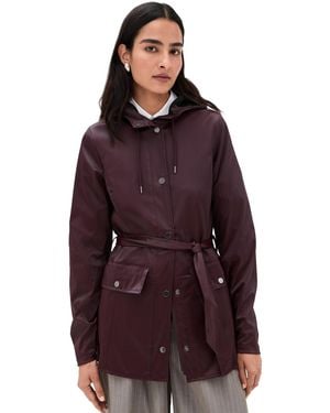 Rains Curve Jacket - Red