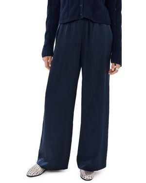 SABLYN Brynn Pull On Wide Leg Pants - Blue