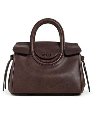 STAUD Maude Mini Carryall Purse - Brown
