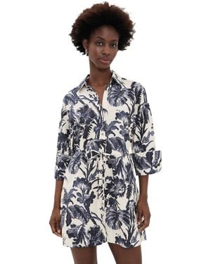 Cara Cara Henry Dress - White