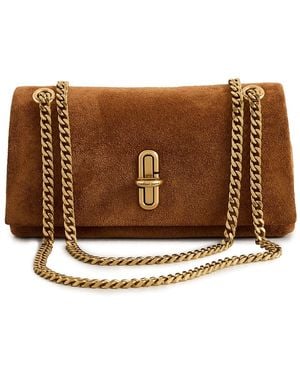 Marc Jacobs The Suede Dual Chain Mini Bag - Brown