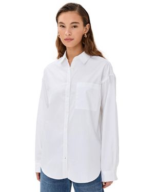 Joe's Jeans The Boyfriend Button Down Shirt - White