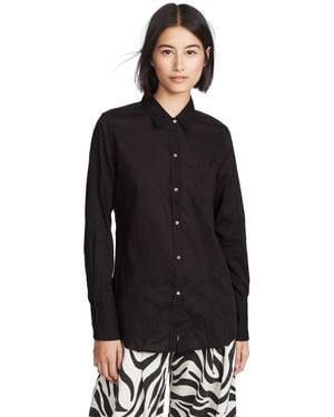 Nili Lotan Cotton Voile Shirt - Black