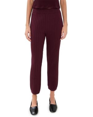 Jonathan Simkhai Cable Sweatpants - Red
