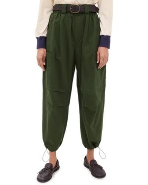 Sea Sullivan Sportswear Belted Cargo Pants - Green
