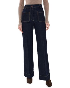 Victoria Beckham Alina Jeans - Blue