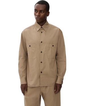 Lemaire Two Pockets Shirt - Natural