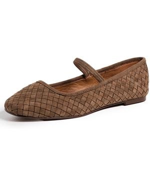 Madewell Greta Woven Flats - Brown