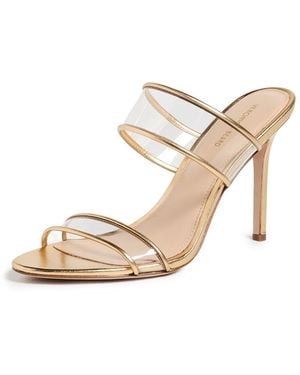 Veronica Beard Asha Piping Sandals - White