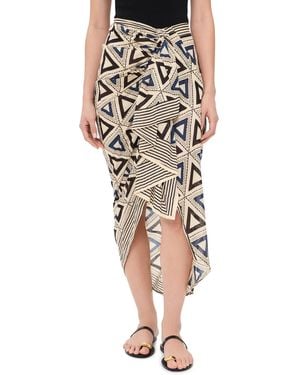 Guadalupe Allegra Pareo Skirt - Natural