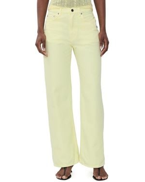 Haikure Winny Straight Jeans - Yellow