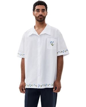 FANM MON Erdem Embroidered Shirt - White