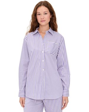 Solid & Striped The Avril Button Down - Purple