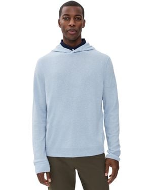 Ralph Lauren Washable Cashmere Sweater Hoodie - Blue