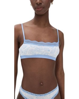 Stripe & Stare X Marea The Lace Square Bralette - Multicolor