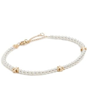 Tory Burch Kira Pearl Bracelet - Black