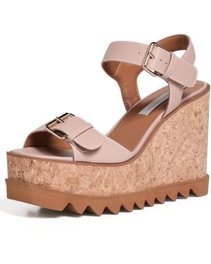 Stella McCartney Sneakelyse 120 Eco Grainy Alter Mat Sandals - Pink