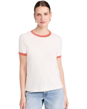 ASKK NY Classic Ringer Tee - White