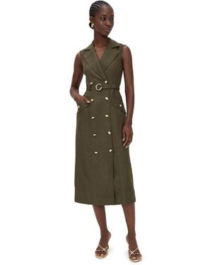 Aje. Blake Utility Midi Dress - Green