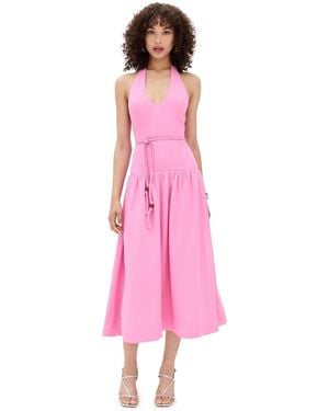 MINKPINK Melody Drop Wasit Midi Dress - Pink