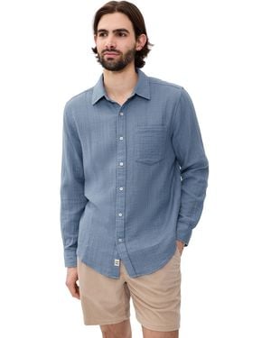 Fair Harbor Oceanfront Shirt - Blue