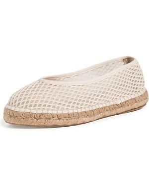 Manebí Ballet Flat Espadrilles - White