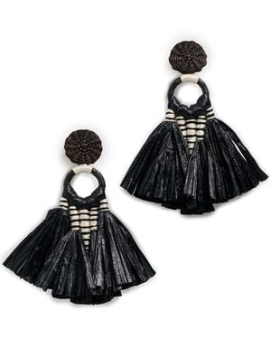 Johanna Ortiz Iconic Eternal Existence Earrings - Black