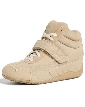 PUMA Speedcat Wedge Tonal Sneakers - Natural