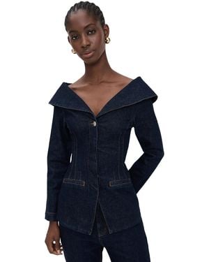 ALIGNE Elle Denim Jacket - Blue