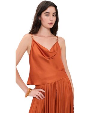 L'Agence Calista Cowl Cami - Orange