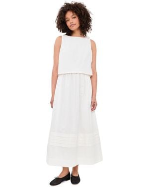 Line & Dot Tippi Midi Dress - White