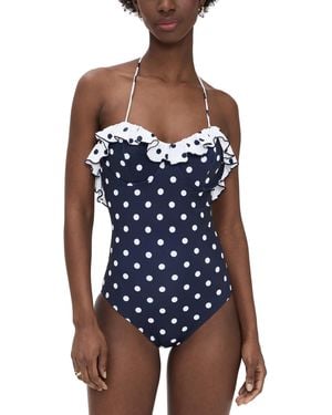 Sea Paulina Polka Dot One Piece - Blue