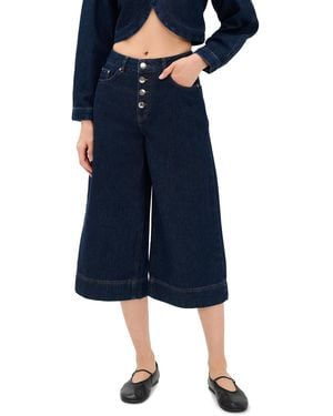 ALIGNE Miles Crop Jeans - Blue