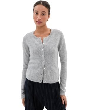Le Bos Sofia Cashmere Twinset Cardigan - Gray