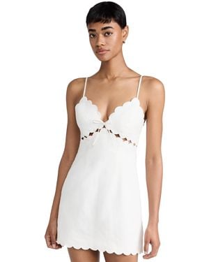 LoveShackFancy Sydow Dress - White