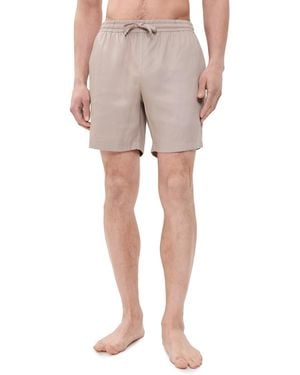 Onia Lyocell Beach Shorts 6 - Natural