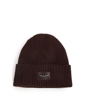Rag & Bone Blake Beanie - Brown