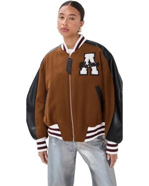 The Attico Bomber Jacket - Black