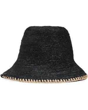 Rag & Bone Jade Whipstitch Rollable Hat - Black