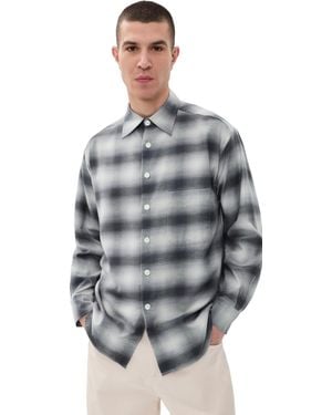 Aaron Levine Shadow Flannel - Gray