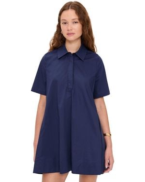 English Factory Kaftan Mini Dress - Blue