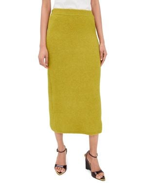 Le Bos Ines Knit Midi Skirt - Yellow