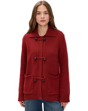 Alex Mill Ada Cardigan - Red