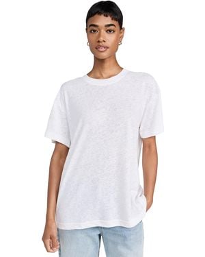PERFECTWHITETEE Faith Linen Tee - White