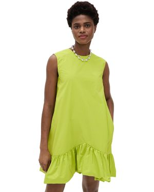 Essentiel Antwerp Hibernate Ruffle Mini Dress - Green